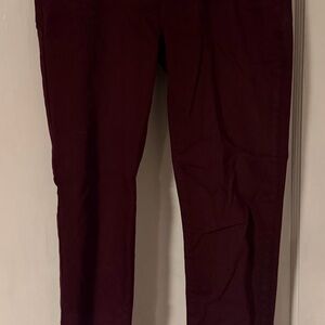Kut from the Kloth Dark Red Skinny Pants